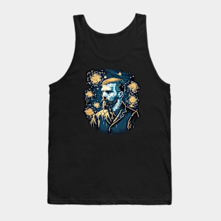 Van Gogh: Starry Portrait Tank Top